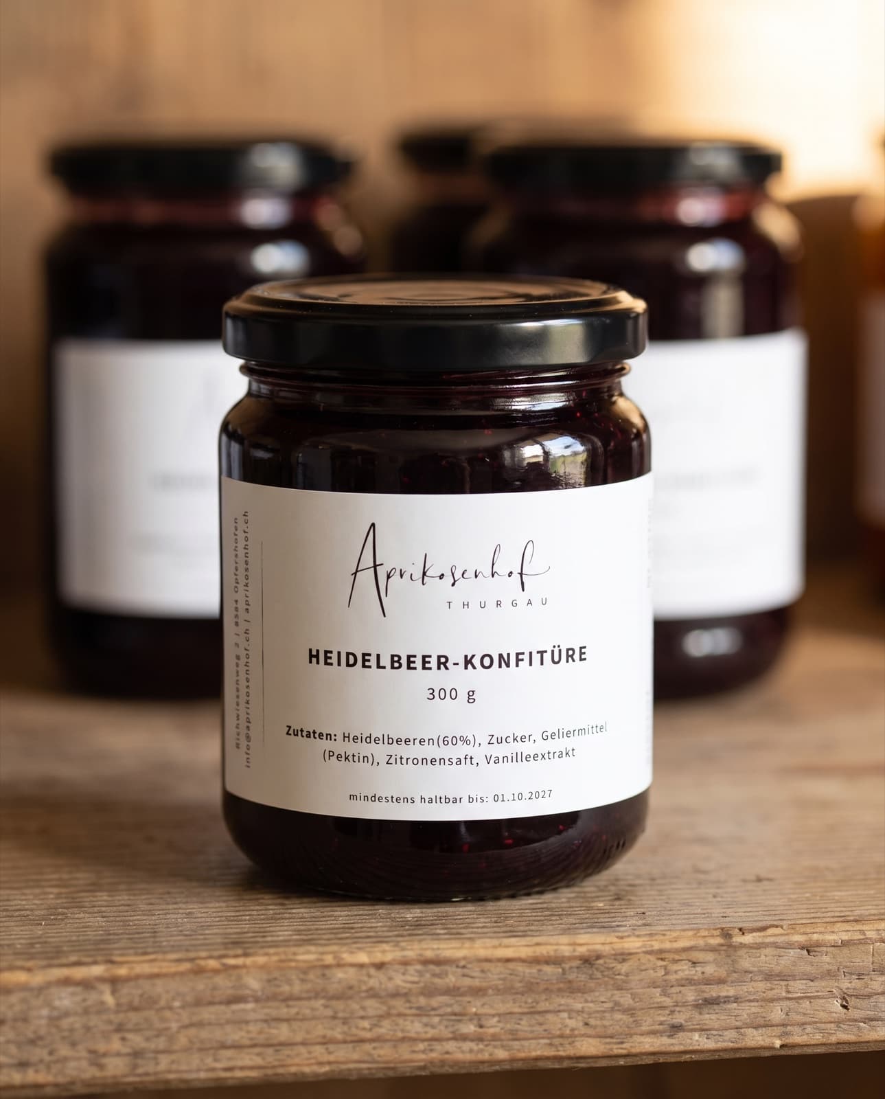 Heidelbeer-Konfitüre